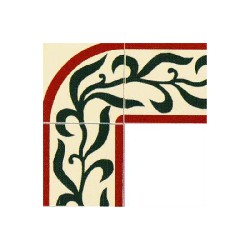 borders for victorian floor tiles miniature 1:12