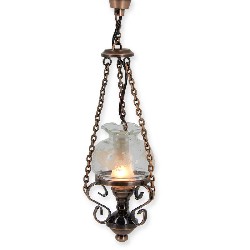 12v wall lamp clip oil glass miniature 1:12, Electricity and Lamps 12V