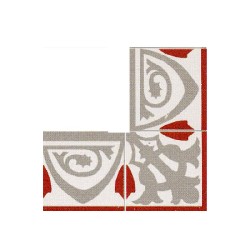 borders for victorian floor tiles miniature 1:12