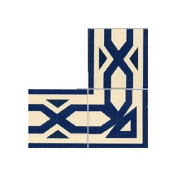 borders for victorian floor tiles miniature 1:12