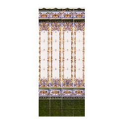 mediterranean tiles miniature 1:12, Wall