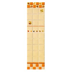 mediterranean tiles miniature 1:12, Wall