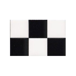 black square wall tile miniature 1:12