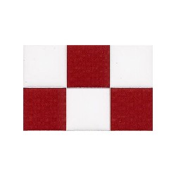 maroon square wall tile miniature 1:12