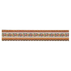 wallpaper borders miniature 1:12, Wall