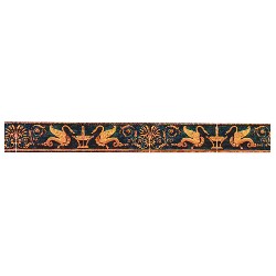 wallpaper borders miniature 1:12, Wall