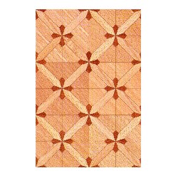 parquet cardboard miniature 1:12, Floor