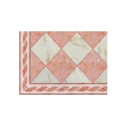 white and pink marble miniature 1:12