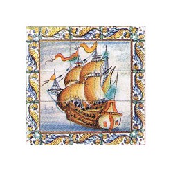 fresco old ship miniature 1:12