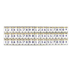 tiles assortement figures miniature 1:12