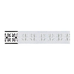 borders 3d white miniature 1:12, Wall
