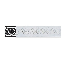borders 3d white miniature 1:12, Wall