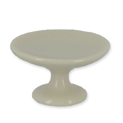 white porcelain plate miniature 1:12, Miniatures