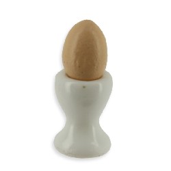 egg stand w/egg miniature 1:12, Miniatures