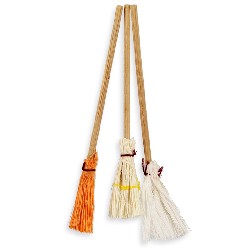 set 3 brooms Miniature 1:12