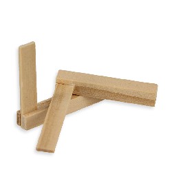 2 wooden squares Miniature 1:12