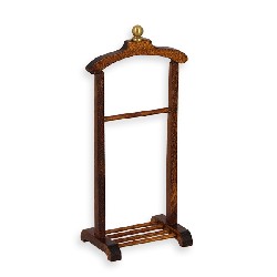 valet walnut miniature furniture 1:12
