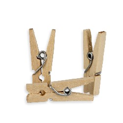 72 clothes pegs Miniature 1:12