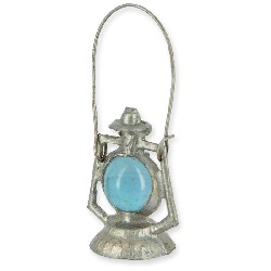 railroad lantern pewter miniature 1:12, Miniatures