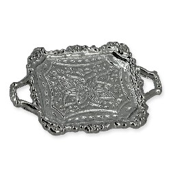 tea plate only /6 miniature 1:12, Miniatures