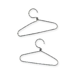 2 metalic hangers miniature 1:12, Miniatures