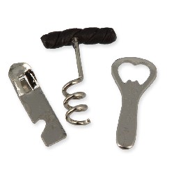 bottle opener set 3pcs miniature 1:12, Miniatures
