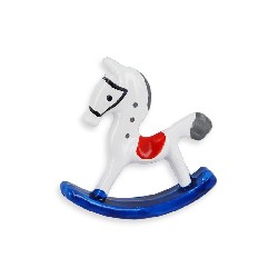 blue horse Miniature 1:12