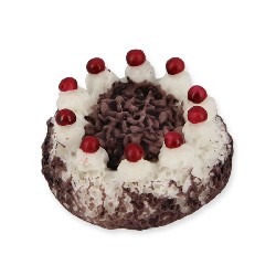 black forest cake miniature 1:12, Miniatures