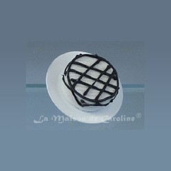 white chocolate cake miniature 1:12