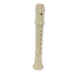 wooden flute miniature 1:12, Miniatures