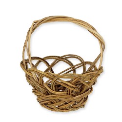 round basket miniature 1:12, Miniatures