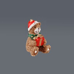 bear with present miniature 1:12, Miniatures