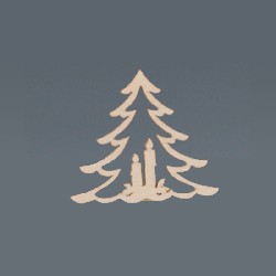 tree suspension with star miniature 1:12, Miniatures