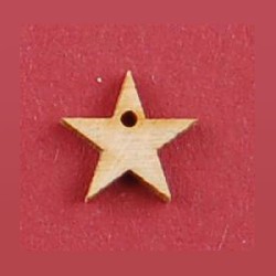 mini wooden star miniature 1:12