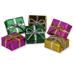 xmas gifts x6 miniature 1:12, Miniatures