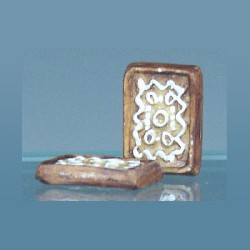 big rectangle ginger bread miniature 1:12