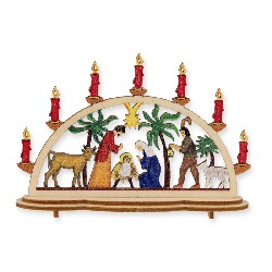 decoration crib colored miniature 1:12, Miniatures