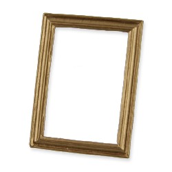 small golden frame miniature 1:12, Miniatures
