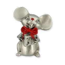 mouse, pewter miniature 1:12