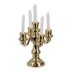 brass candelabra miniature 1:12, Miniatures