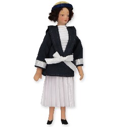 lady marine dress for dollhouses 1:12