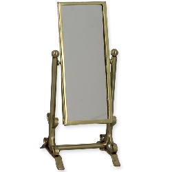 rectangle mirror brass miniature 1:12, Miniatures
