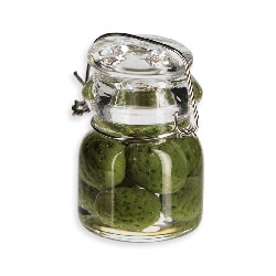 glass pickles beans Miniature 1:12