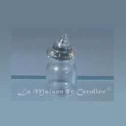 glass jar w/lid Miniature 1:12