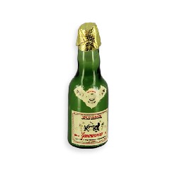 glass bottle white wine Miniature 1:12