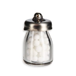 cotton ball jar Miniature 1:12