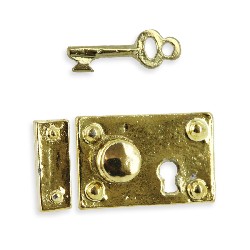 bos lock w/key for dollhouses 1:12