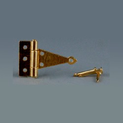 4 triangle hinges half miniature 1:12