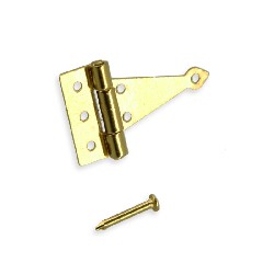 4 triangle hinges half for dollhouses 1:12