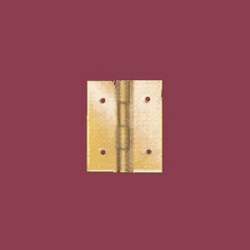 4 brass hinges 12x15mm miniature 1:12